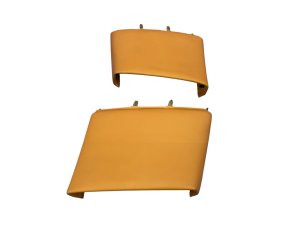 2006-2013 Bentley Flying Spur Brown B-Pillar Trim Cover Panel Set (Used OEM)