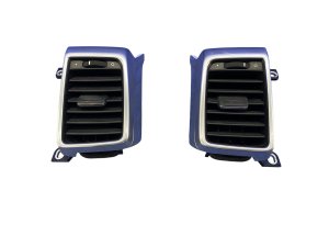 2010-2016 Porsche Panamera Black Console HVAC Air Vent Set - Rear (Used OEM)