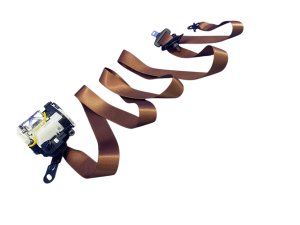 2017-2022 BMW M760i xDrive Brown Seat Belt Assembly with Pretensioner - Front (Used OEM)
