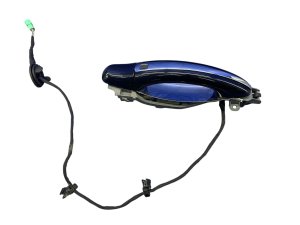 2006-2012 Bentley Flying Spur Blue Exterior Door Handle with Chrome Trim - Front, Right (Passenger) (Used OEM)