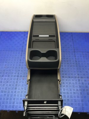 2021-2025 Honda Odyssey Beige Center Floor Console Base with Sliding Storage Tray - Front (Used OEM)