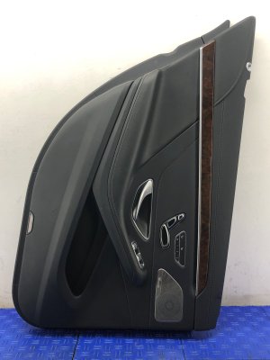2014-2020 Mercedes-Benz S320 Black Door Interior Trim Panel with Burmester Audio - Rear, Left (Driver) (Used OEM)