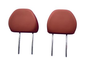 2021-2026 Kia K5 Red Seat Leather Headrest Set - Front, Right (Passenger) (Used OEM)