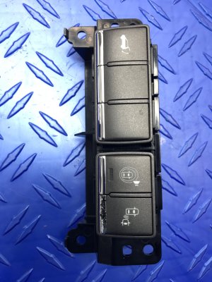 2014-2020 INFINITI QX80 Trunk Lid Blind Spot and Surround Alert Switch Panel (Used OEM)