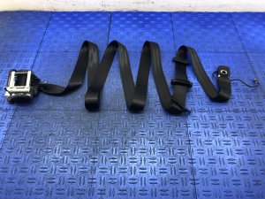 2013-2019 Jaguar XJ Black Seat Belt Assembly with Pretensioner - Front, Right (Passenger) (Used OEM)