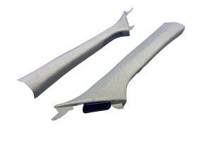 2019-2023 Hyundai Santa Fe Beige Interior A-Pillar Trim Cover Panel Set (Used OEM)