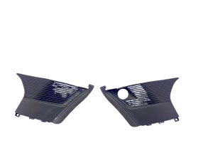 2005-2012 Porsche Boxster Black Windshield Grille Trim Cowl Panel Set - Front (Used OEM)