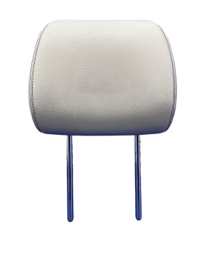 2022-2025 Genesis GV70 Beige Seat Leather Headrest - Front, Left (Driver) (Used OEM)