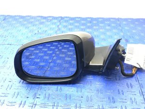 2010-2015 Jaguar XF Gray Power Blind Spot Door/Side View Mirror - Front, Left (Driver) (Used OEM)