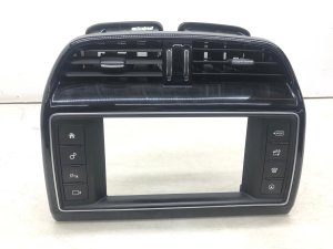 2017-2020 Jaguar F-Pace Dash Display Screen Bezel Trim with Air Vent Grille (Used OEM)
