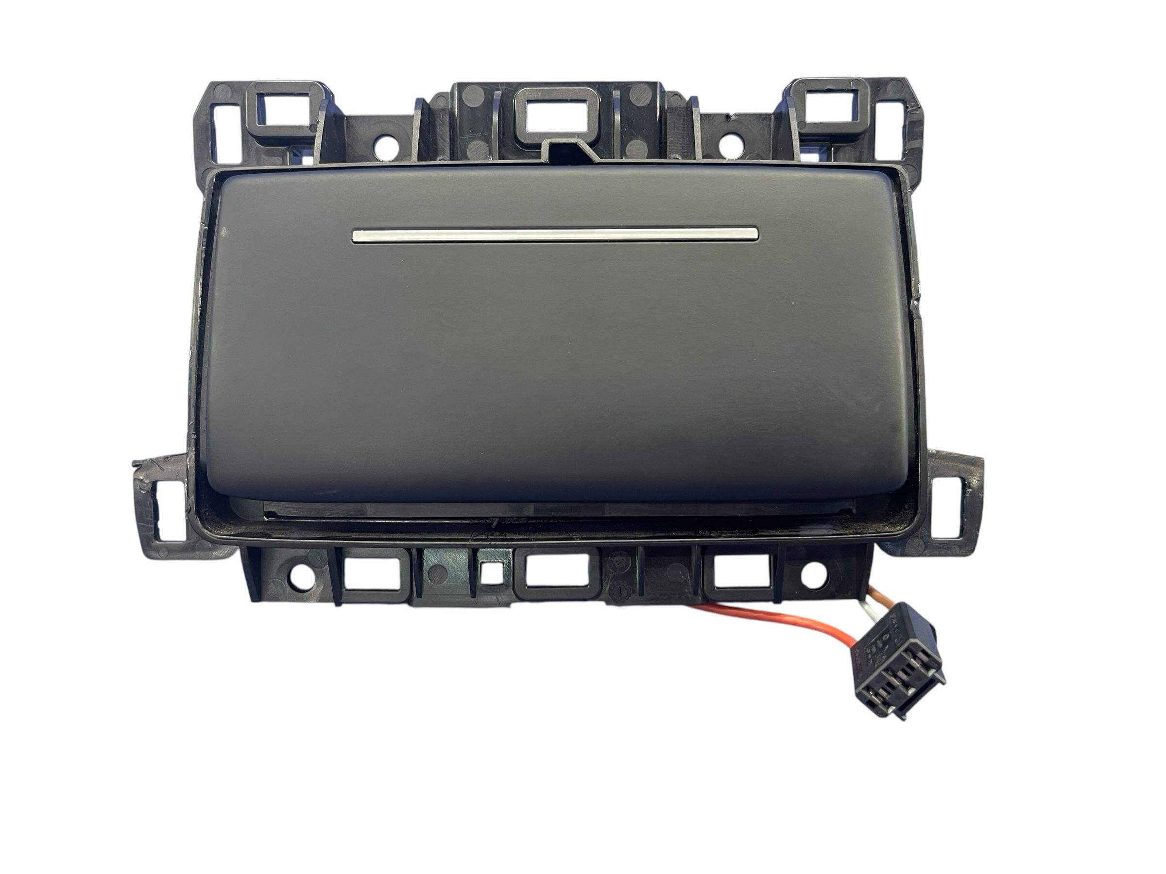 2019-2024 Audi A8 Black Center Console Storage Compartment Lighter Trim - Rear (Used OEM)