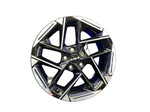 2025-2026 Kia K4 Black 18x8 5-Double Spoke Machined Alloy Wheel (Used OEM)