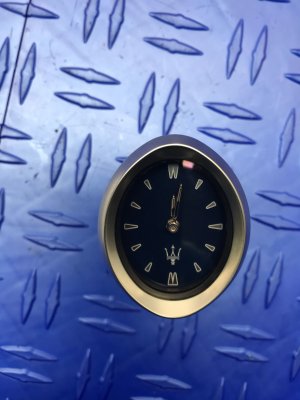 2014-2019 Maserati Ghibli Analog Dash Clock with Trim Cover (Used OEM)