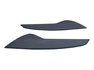 2025 Mazda CX-70 Black w/ Brown Center Console Side Trim Cover Panel Set (Used OEM)
