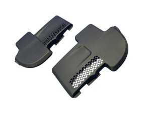 2008-2012 Audi R8 Black Engine Control Module Trim Cover Panel Set (Used OEM)