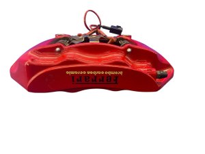 2015-2018 Ferrari California T Red Carbon Ceramic Disc Brake Caliper - Rear, Left (Driver) (Used OEM)
