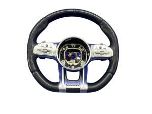 2019-2022 Mercedes-Benz AMG GT 53 Black AMG Performance Piano Leather Steering Wheel (Used OEM)