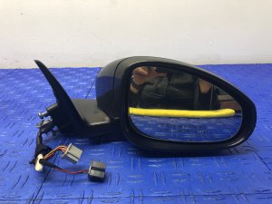 2014-2017 Jaguar F-Type Black Manual Folding Door/Side View Mirror - Right (Passenger) (Used OEM)