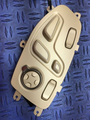 2017-2019 Genesis G90 Power Seat Adjustment Switch - Front, Left (Driver) (Used OEM)
