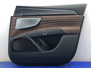 2023-2026 Maserati Grecale Brown Door Interior Trim Panel with Premium Sound and LED - Front, Right (Passenger) (Used OEM)