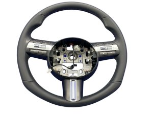 2024-2025 Hyundai Kona Black Leather Steering Wheel - Front (Used OEM)