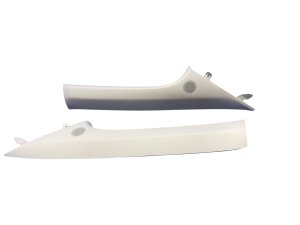 2022-2024 Kia Carnival Beige A-Pillar Trim Cover Panel Set - Front (Used OEM)