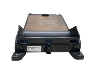 2012-2015 Mercedes-Benz ML350 Brown Rear Console Illuminated Cup Holder with Burl Walnut Wood Trim (Used OEM)