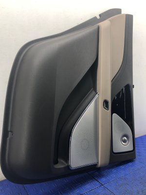 2020-2024 Lincoln Aviator Brown Door Interior Trim Panel - Rear, Left (Driver) (Used OEM)
