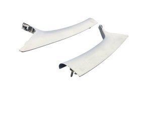  Tesla Model y White Interior A-Pillar Trim Panel Set - Front (Used OEM)