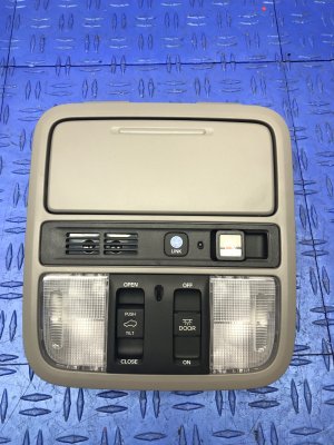 2018-2025 Honda Odyssey Gray Overhead Console with Sunroof Switch - Front (Used OEM)