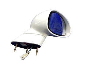 2003-2010 Dodge Viper White Door/Side View Mirror - Front, Right (Passenger) (Used OEM)