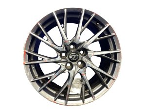 2015-2022 Lexus RC F Silver 19x9 20-Spoke Hand Polished BBS Forged Alloy Front Wheel (Used OEM)
