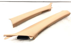 2021-2024 Genesis GV80 Tan Interior Windshield A-Pillar Trim Panel - Left (Driver) (Used OEM)