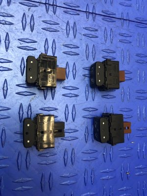 2011-2013 INFINITI QX56 Power Folding Seat Switch Button Set - Rear (Used OEM)
