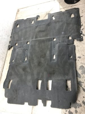 2018-2024 Lincoln Navigator Gray Second and Third Row Floor Carpet - Rear (Used OEM)
