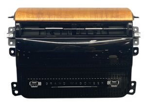 2022-2025 Jeep Wagoneer Black Center Console Rear Upper Air Vent Trim with Dual USB Charge Ports - Front (Used OEM)