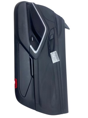 2017-2019 Porsche 911 Black Door Interior Trim Panel with Bose Audio - Front, Right (Passenger) (Used OEM)