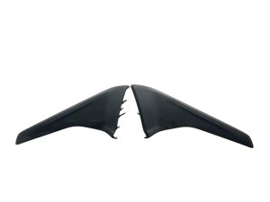 2021-2024 Jeep Grand Cherokee L Black Center Upper Console Trim Cover Panel Set (Used OEM)