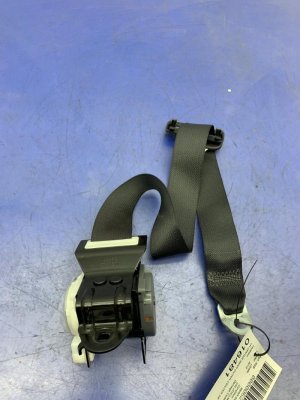 2013-2016 Lexus LS600h Black Center Seat Belt Assembly - Rear, Left (Driver) (Used OEM)