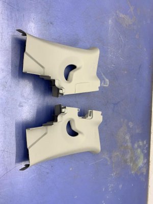 2017-2025 Honda Ridgeline Gray C-Pillar Panel Trim Cover Set - Rear, Left (Driver) (Used OEM)
