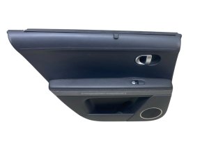 2022-2024 Hyundai Ioniq 5 Black Door Interior Trim Panel with Sunshade - Rear, Left (Driver) (Used OEM)
