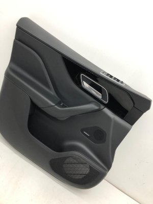 2017-2020 Jaguar F-Pace Jet Black Door Interior Trim Panel Assembly - Front, Left (Driver) (Used OEM)