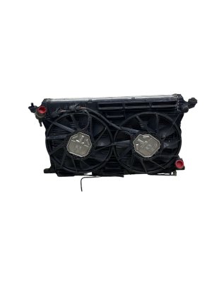2019-2023 Porsche Cayenne A/C Condenser with Cooling Fan Assembly - Front (Used OEM)