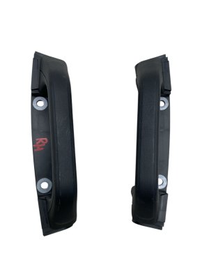 2022-2025 Ford F-150 Lightning Black Upper B-Pillar Grab Handle Set (Used OEM)