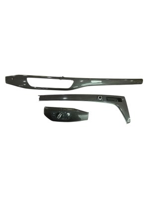 2018-2024 Audi S5 Black Carbon Fiber Interior Trim Panel Molding Set (Used OEM)