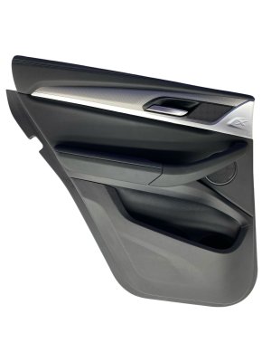 2018-2024 BMW X3 Black Door Interior Trim Panel - Rear, Left (Driver) (Used OEM)