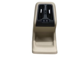 2024-2025 BMW X2 Tan Rear Center Console Air Vent and Cover Panel with USB Charging Ports (Used OEM)