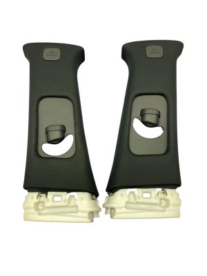 2022-2025 INFINITI QX60 Black Upper B-Pillar Interior Trim Panels - Front (Used OEM)