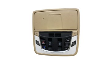2022-2026 Acura MDX Tan Overhead Console with Sunroof Switch and Dome Light - Front (Used OEM)
