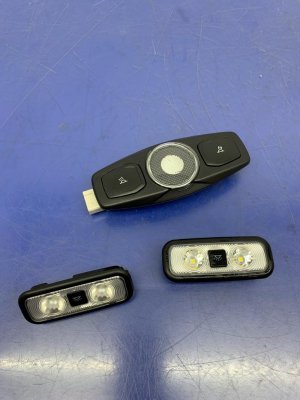 2018-2024 Lincoln Navigator Black Upper Roof Headliner Dome Light Set (Used OEM)